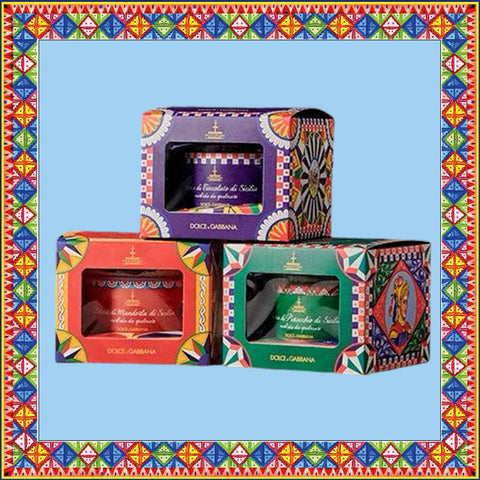 Velvety Sicilian spreads in glass jars : Pistachio, Chocolate, Almond 200g