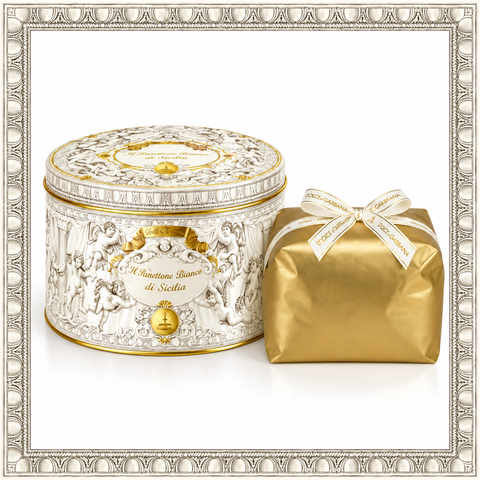 Dolce & Gabbana Salted Caramel Panettone covered in white chocolate 1KG