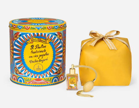 Dolce & Gabbana Traditional Panettone with Vecchio Samperi Sicilian Wine spray 1kg