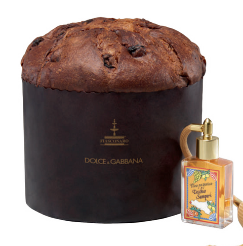 Dolce & Gabbana Traditional Panettone with Vecchio Samperi Sicilian Wine spray 1kg